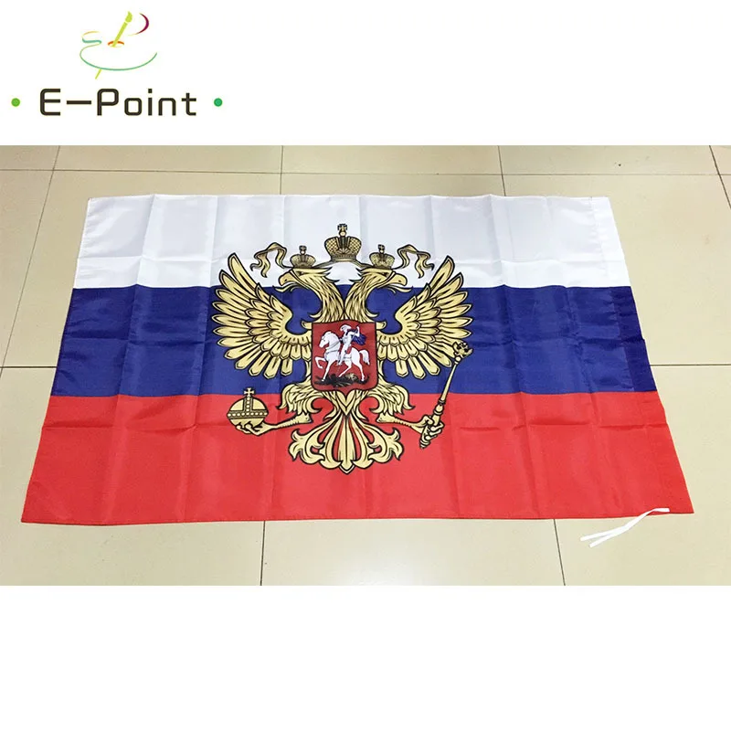 Герб России флаг 90*135 см размер рождественские украшения для домашнего флага баннер подарки