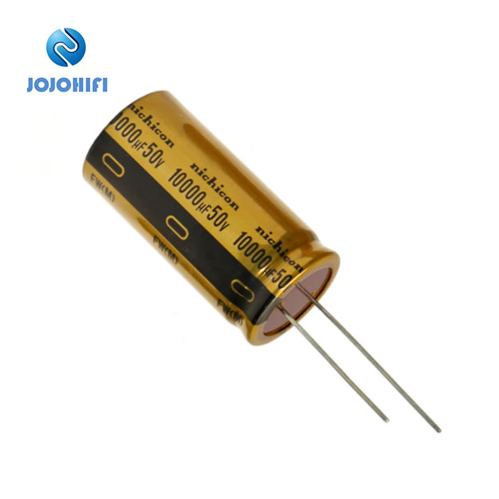 1pcs/2pcs/3pcs/4pcs/5pcs 10000UF 50V 25x50mm Nichicon Pitch 13mm FW Gold 50V/10000UF Audio Electrolytic Capacitor for AMP Board 2pcs 10pcs 22x30mm 400v 100uf 100uf 400v nichicon 105 ℃ new audio power amplifier board horn electrolytic capacitors