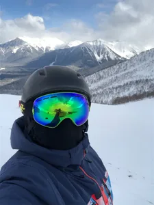 Брендовые лыжные очки COPOZZ, лыжная маска, двухслойная, антизапотевающая, с УФ-защитой 400, для катания на лыжах и сноуборде, сноуборд очки GOG-201 ...