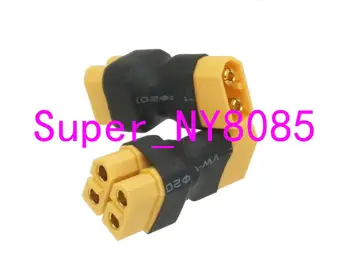 

1pce XT60 1 Male to 2 Female Parallel No Wire adapter for Turnigy / Zippy