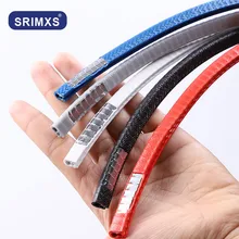Universal U Typ Auto Tür Schutz Rand Guards Trim Styling Form Scratch Protector Streifen Gummi Automobil Tür Aufkleber