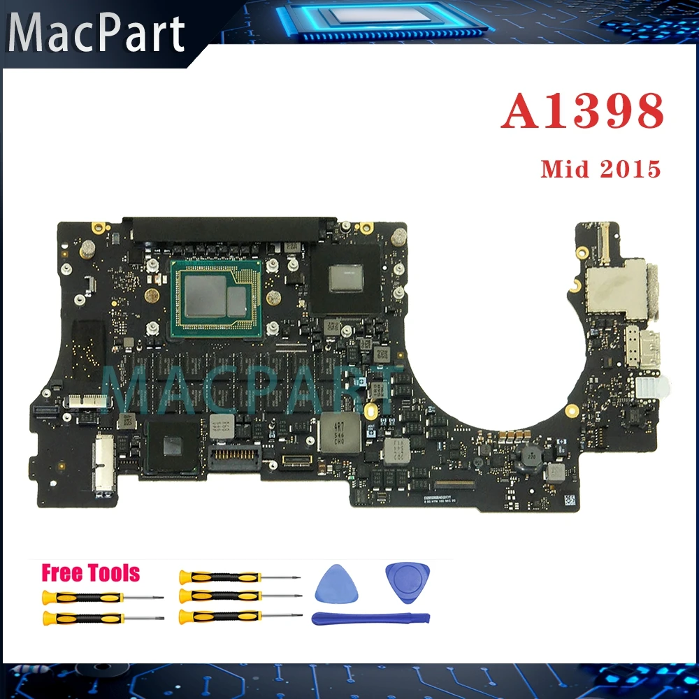 US $232.75 Original A1398 Motherboard 82000138A 82000163A 82000426A for Macbook Pro Retina 15 Logic Board Core i7 16GB 2014 2015