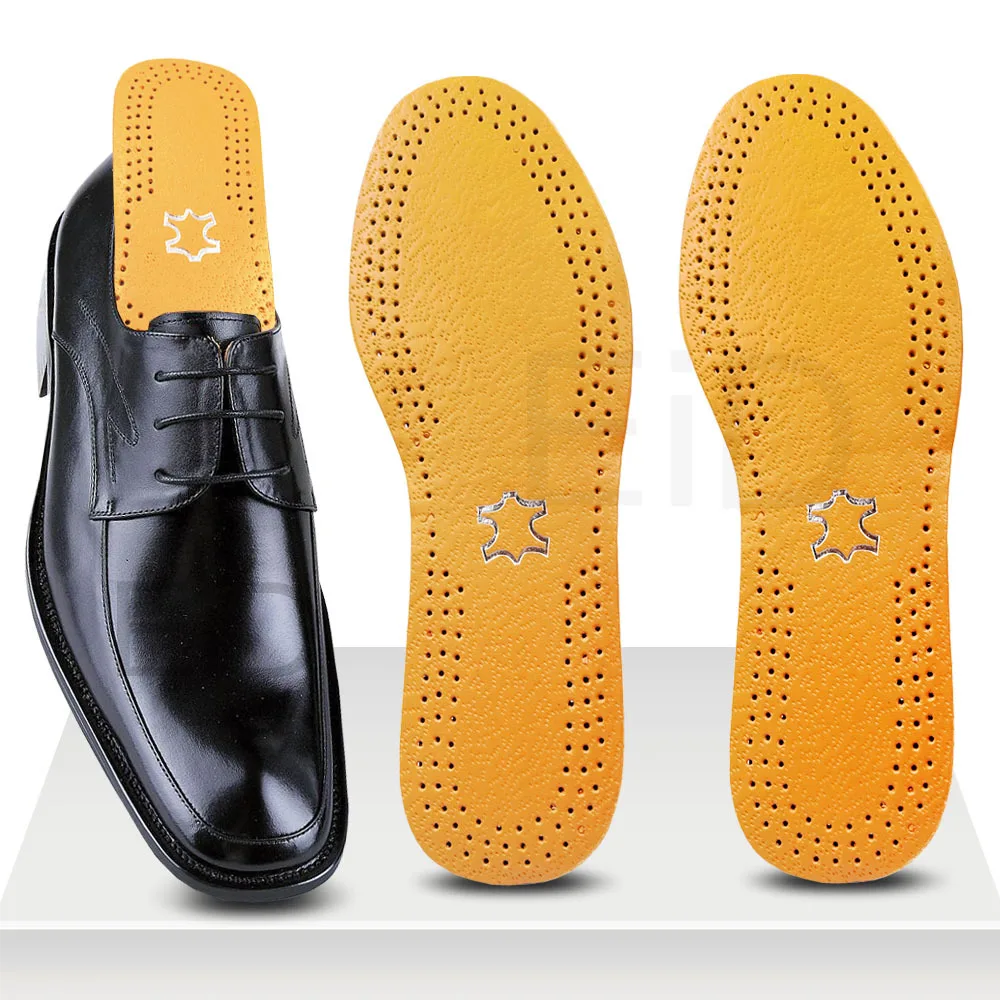 Ультратонкий дышащий дезодорант кожа insole стелька для плоских ног супинатор ортопедический обувь вставки в обувь для мужчин и женщин