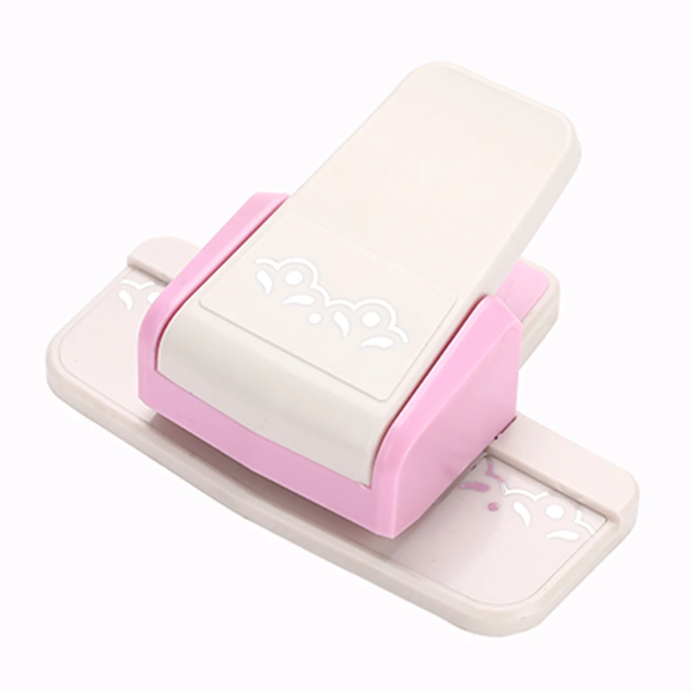 3 Бумажный перфоратор для детей, устройство для тиснения, штамповочный перфоратор, резак для пластиковых карт, сделай сам, скрапбукинг, украшение ручной работы, экономичное - Цвет: 3