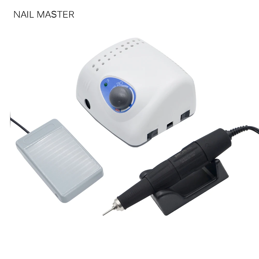 Мощный 210 Электрический Фрезер для ногтей, фрезы 65 Вт 35000 об/мин, фрезы, фрезерные станки, инструменты для педикюра, маникюра, дизайна ногтей