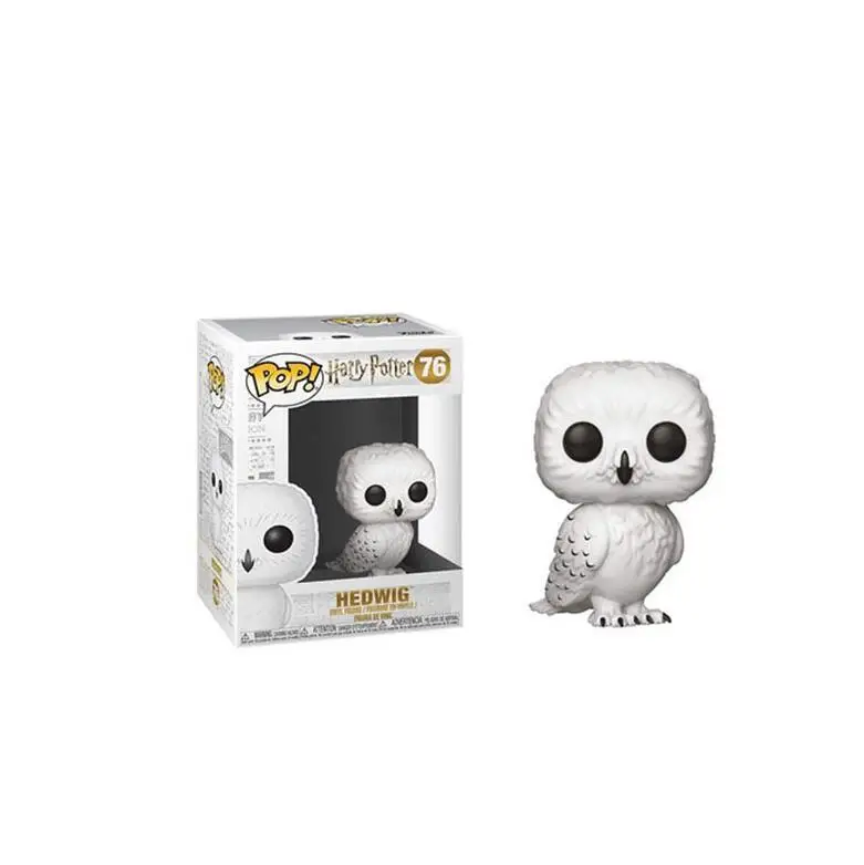 Box Funko POP Harri Potter Snape Rubeus, Luna, Добби Рон Уизли Альбус Волдеморт проф Квиррелл фигурки детей - Цвет: Box