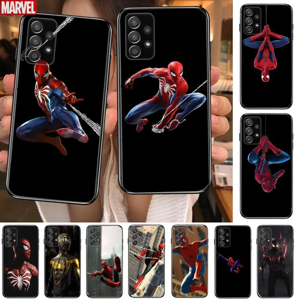 Spiderman Wallpaper Phone Case Hull For Samsung Galaxy A70 A50 A51 A71 A52  A40 A30 A31 A90 A20e 5g A20s Black Shell Art Cell Cov - Mobile Phone Cases  & Covers - AliExpress