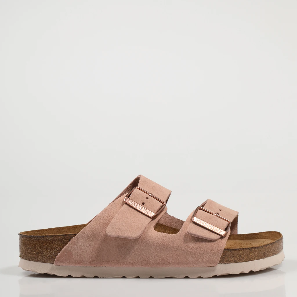 Birkenstock Arizona Bs Licht Rose 1015892 Roze Lederen Sandalen Vrouwen  Rose Slippers Vrouw 75115|Platte damesschoenen| - AliExpress
