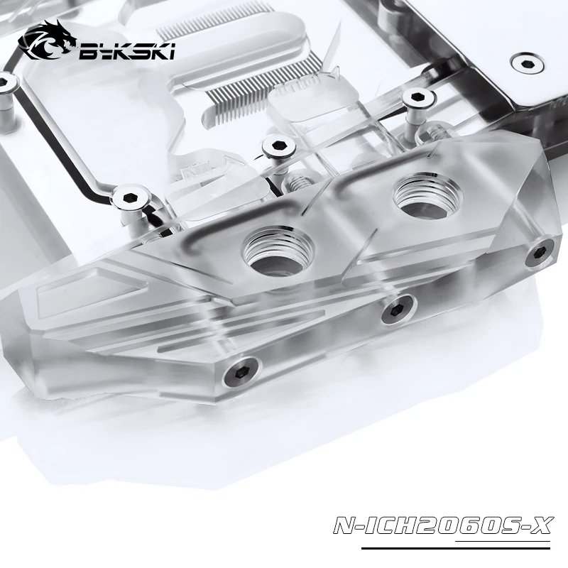 Bykski водоблок для Inno3D RTX2060/1660Ti ICHILL IceDragon Super Edition/медный радиаторный блок/3PIN 5V A-RGB/4PIN 12V RGB