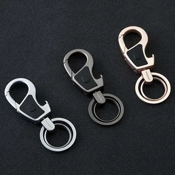 

Car Keychain Men's Waist Multifunction Practical Keychain with LED Light Metal Keychain Creative Gift for Citroen C2 Opel Astra