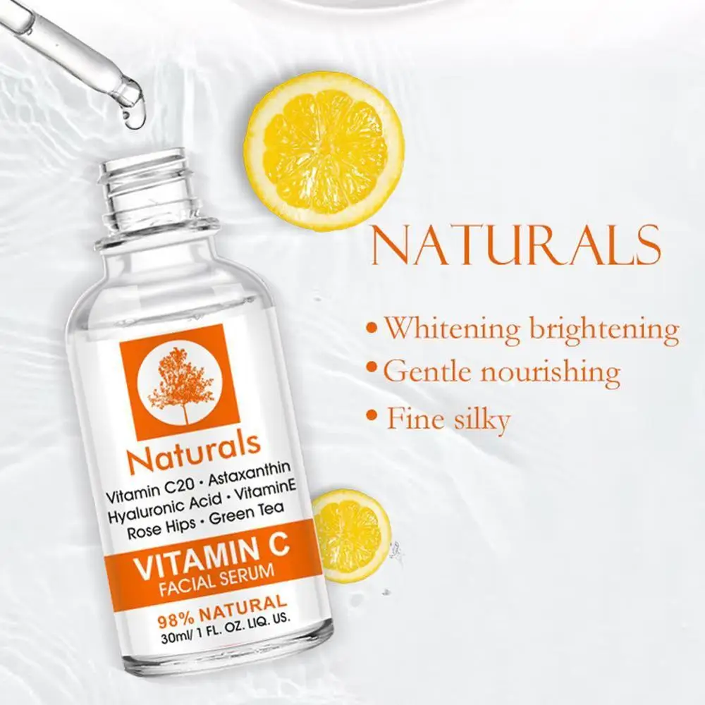 1pc Vitamin C Serum For Face Cream Shrink Pore Green Oil Whitening Moisturizing Control Repair Acne Skin B7S7 1pc Vitamin C Serum For Face Cream Shrink Pore Green Oil Whitening Moisturizing Control Repair Acne Skin B7S7