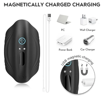 Blowjob Glans Vibrator Penis Massager Exerciser 2 Type Male Masturbator Ejaculation Delay Last Trainer Adult Sex Toys for Men 6