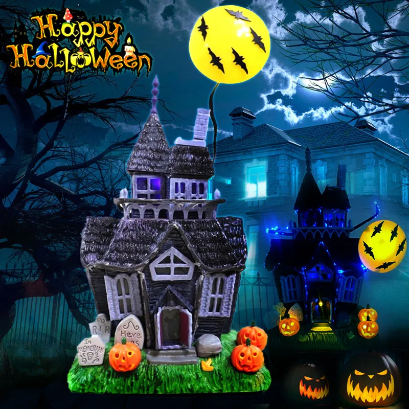 

Halloween Decoration Spooky Haunted House Flashing Lights Sound Motion Sensor Toy L5 #4