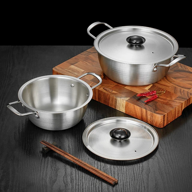 Stainless Steel Paella Pan Lid  Stainless Steel Cooking Pots - 20-34cm Pan  Handle - Aliexpress