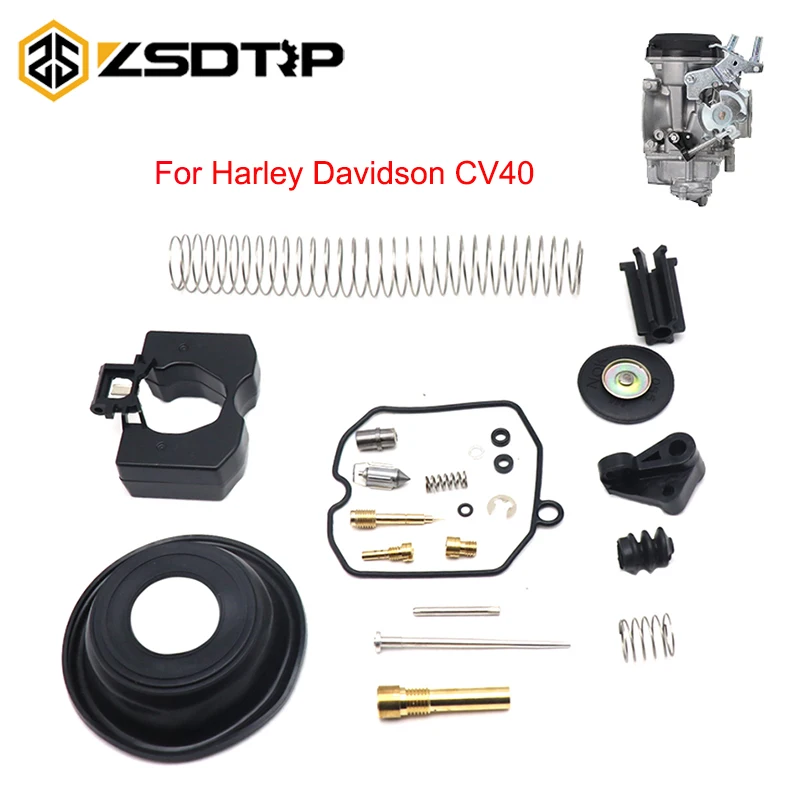 Zsdtrp Carburetor Repair Kit For Harley Davidson Cv40 2742199c Cv Carb