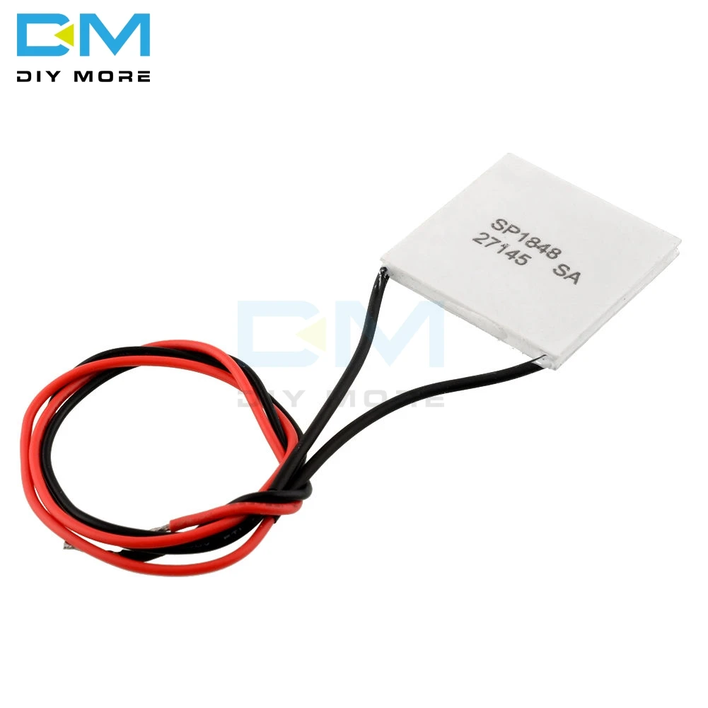 

5PCS TEC1 SP1848-27145 TEC Thermoelectric Heatsink Cooler Peltier Plate Module For for Power Generation High Quality