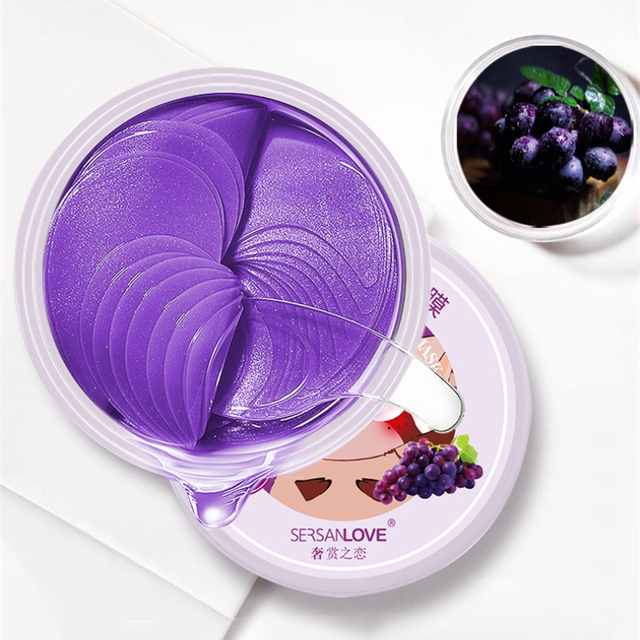 24K Gold Collagen Moisturizing Eye Patches Anti-Wrinkle Anti Aging Eyes Masks Whitening Nourish Skin Care Gel Cosmetics