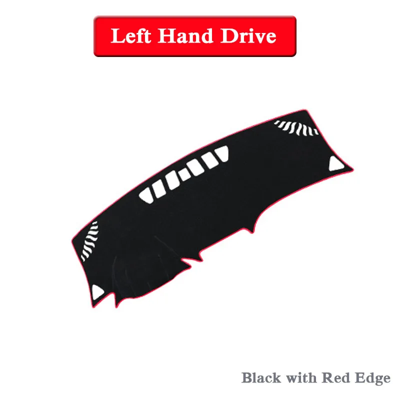Red Edge LHD Car Styling Dashboard Protective Mat Shade Cushion Pad Rose Carpet For Chevrolet Equinox-Present RHD&LHD Internal Accessory - Название цвета: Red Edge LHD