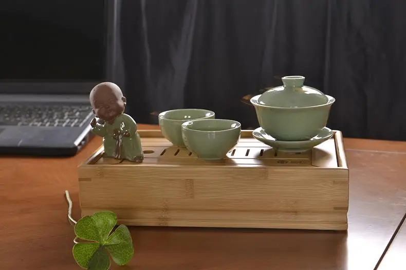 Juego De Puer аксессуары Keukenhulpjes Te Chino настольная чайная посуда Sunum Tepsi Бамбук Gongfu Китайский кунг-фу держатель чайный поднос