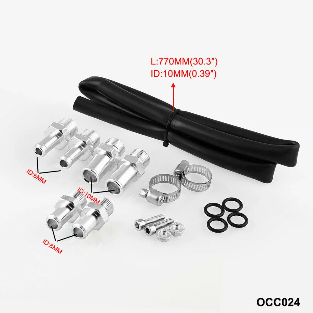 300 мл бак резервуар фильтр комплект Авто Черный алюминиевый сплав может бензин