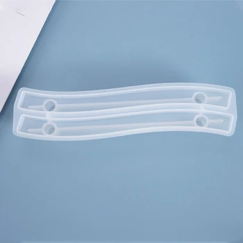 

Crystal Epoxy Resin DIY Mold Fruit Plate Bending Handle Casting Silicone Mould T4MD