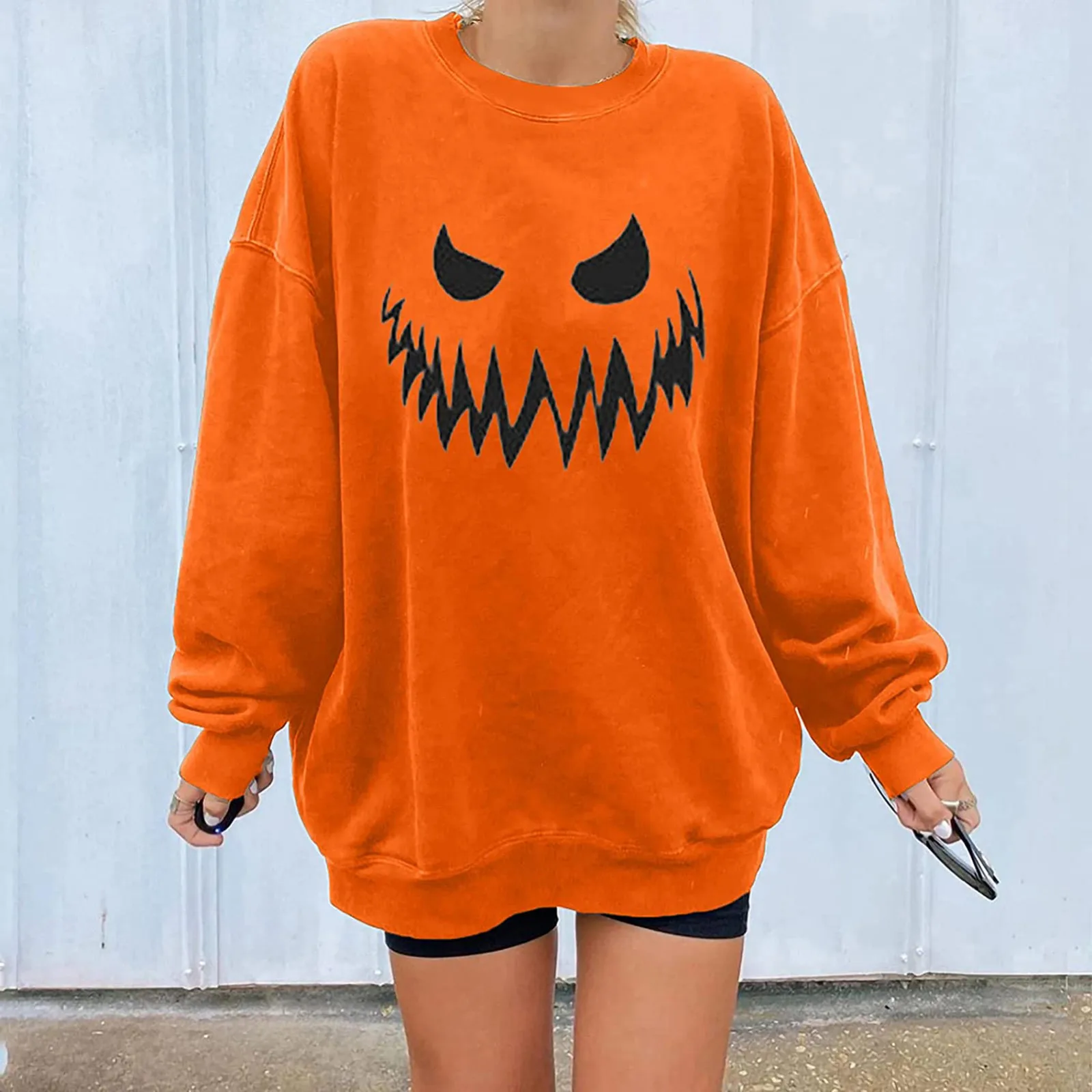 Women Halloween Hoodie Sweatshirts 