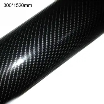 

Hot 30*152CM, 20*152CM Waterproof DIY Car Sticker Car Styling 4D Thicken Car Carbon Fiber Vinyl Wrapping Film Car Accessories De