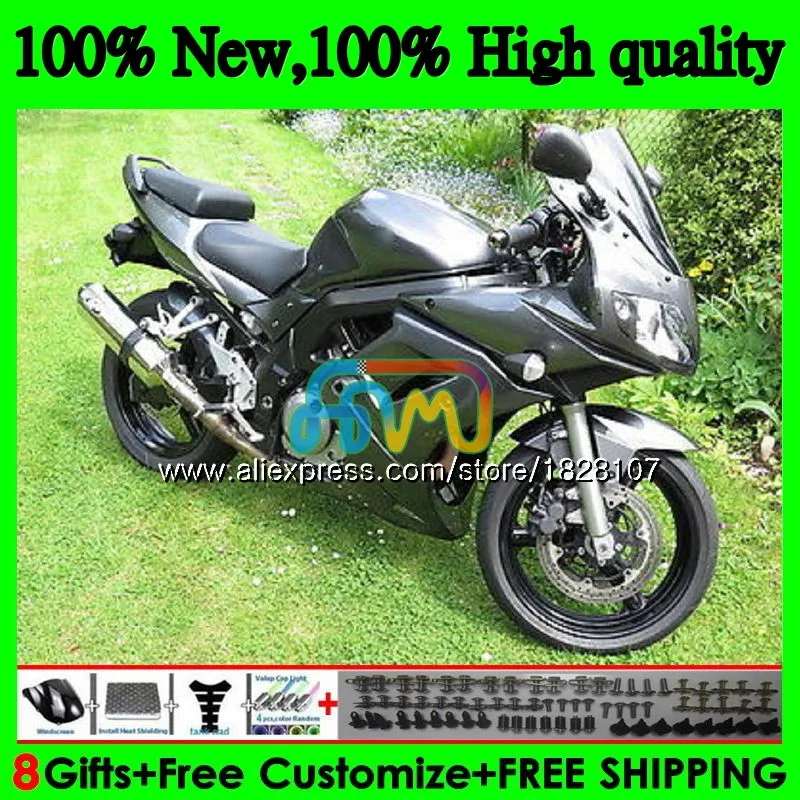 SV1000S для SUZUKI SV650 1000 SV 650S 1000 серебристо-серый 47BS. 30 SV650S 03 04 05 06 07 08 2003 2004 2005 2006 2007 2008 обтекатель