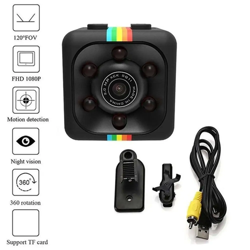 

Sq11 Metal Camera High Defintion Sports Dv Camera Sports Outdoor Camera Wide Angle Monitoring Movement Detection