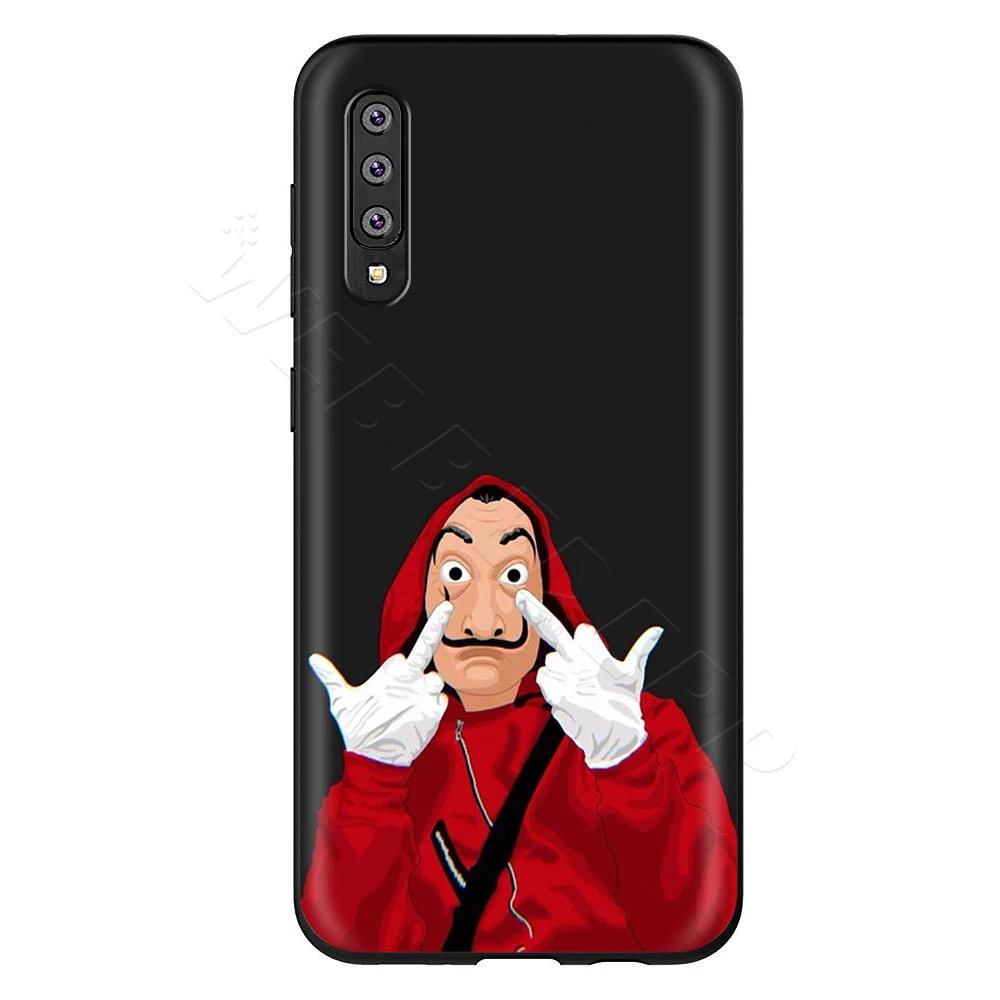 4 Webbedepp La Casa De Papel чехол для samsung Galaxy S7 S8 S9 S10 Edge Plus Note 10 8 9 A10 A20 A30 A40 A50 A60 A70 - Цвет: 4