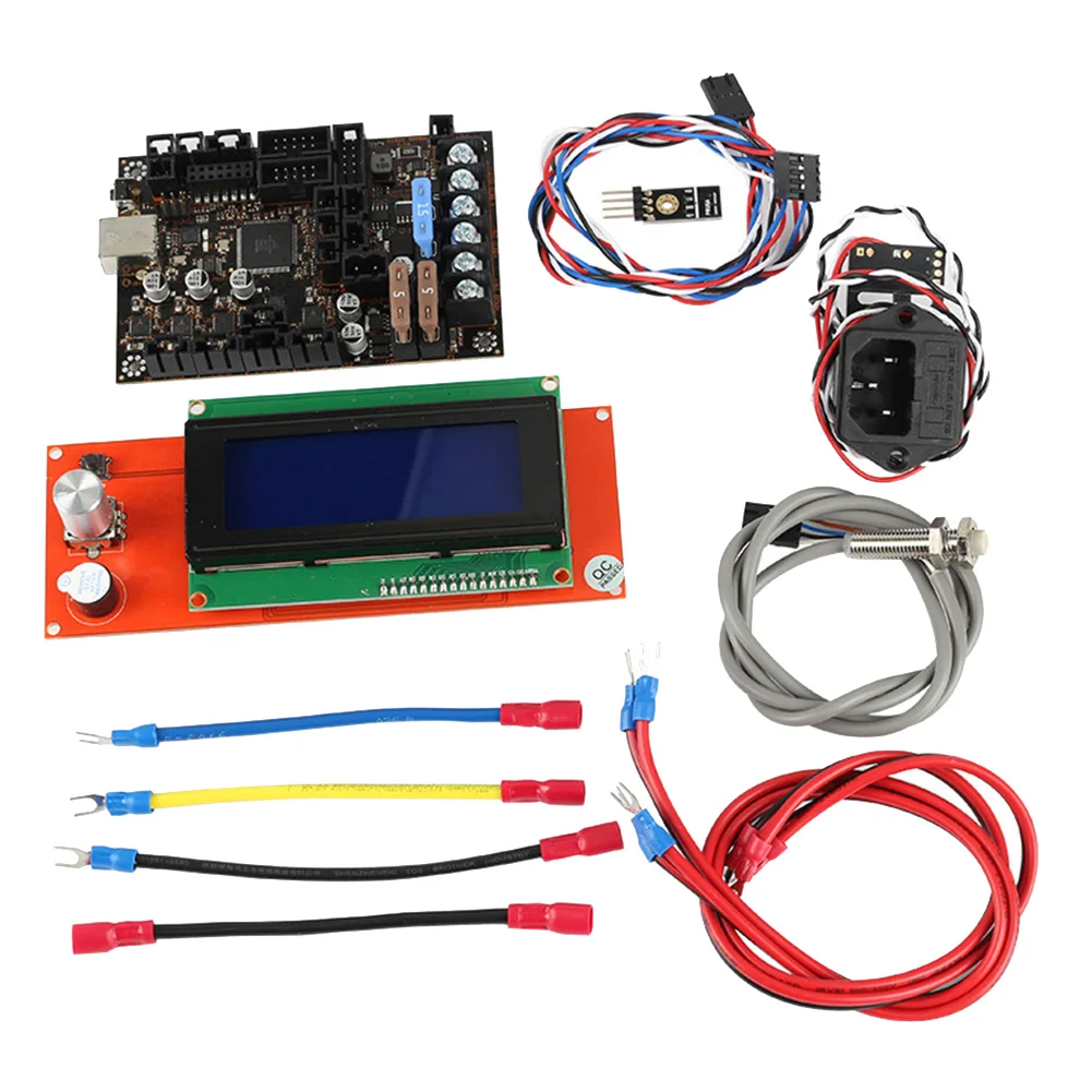 

Einsy Rambo 1.1A Mainboard+2004 LCD+Flament Sensor+ PINDA V2+Power Panic Board for Prusa i3 MK3 VDX99