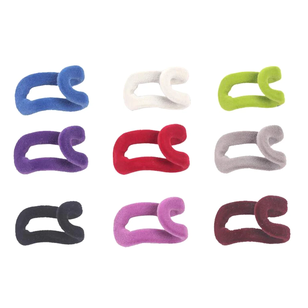 

5Pcs/pack Mini Flocking Hanger Hooks Velvet Hanger Clips Cloth Wardrobe Hooks Drop Shipping