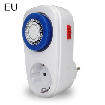 

Mini Mechanical Device Timer Switch Smart Plug Appliance Programmable Socket 16A, 50HZ (EU), 15A, 60HZ (US), 13A, 50HZ (UK)