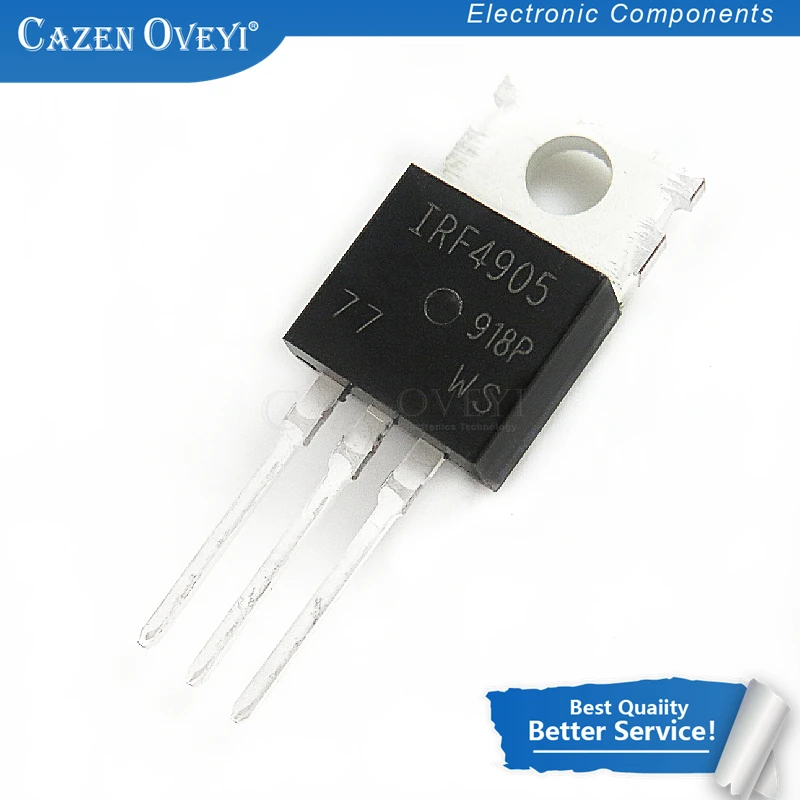 10Pcs/Lot Irf4905 Irf4905Pbf To-220 Mos Fet P Channel Field Effect 74A 55V 200W New Original In Stock