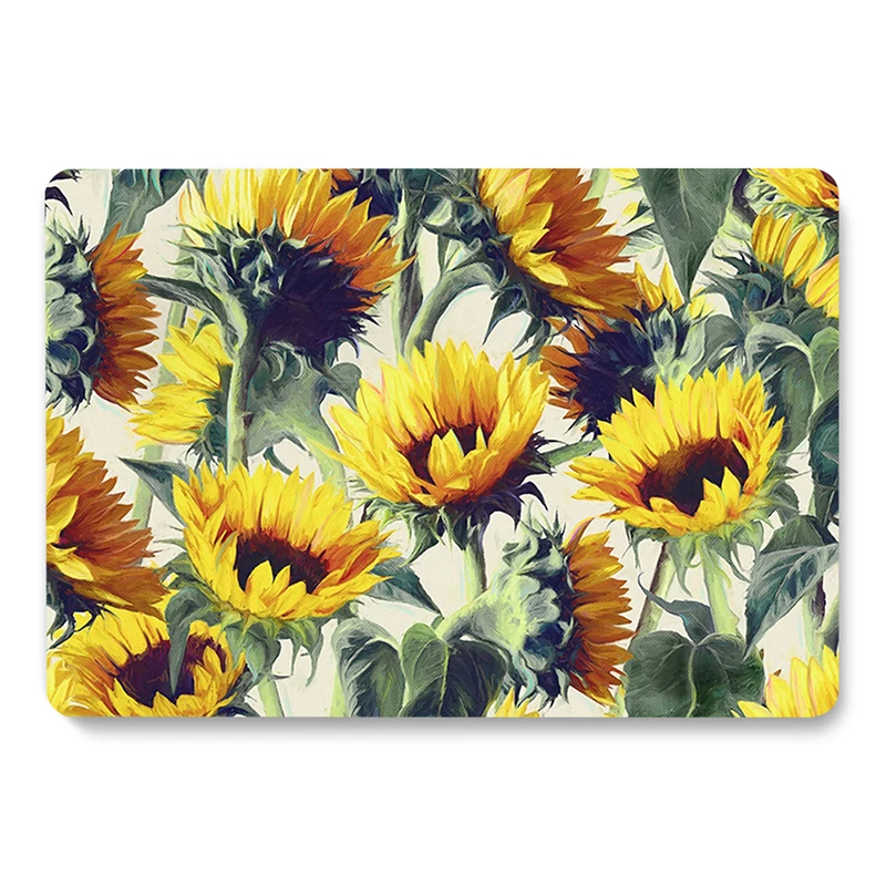 Sunflower Pattern Laptop Case For MacBook Retina Air 11 12 13.3 New Pro 15.4 16 inch Cover shell | Компьютеры и офис