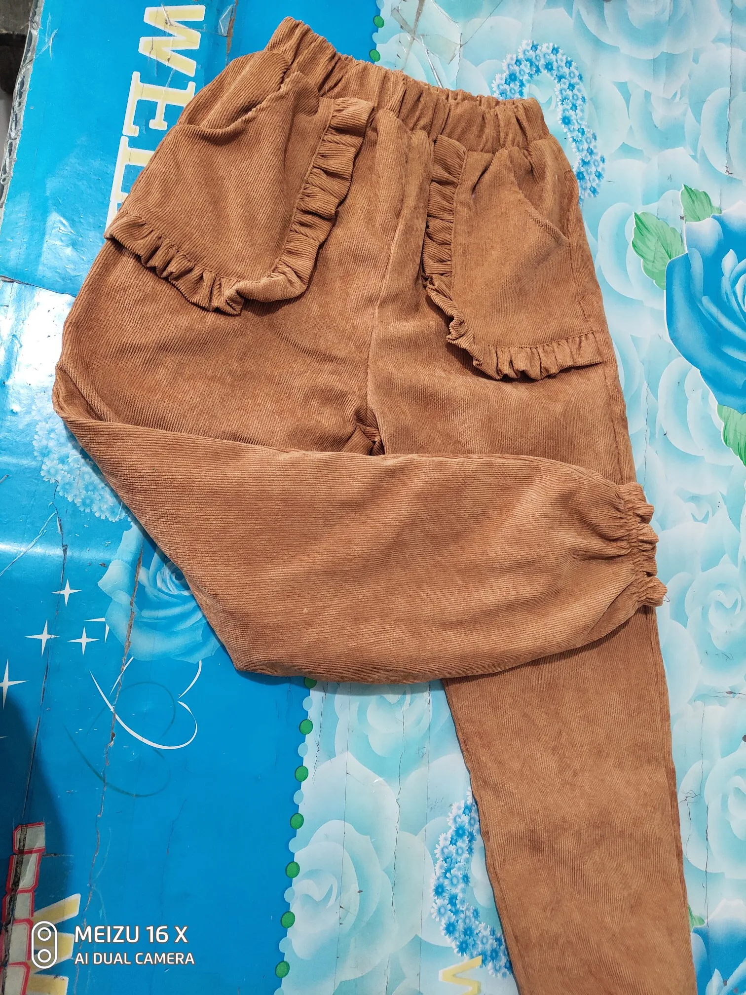 В году, детские штаны Вельветовая детская осенне-зимняя одежда Девочки Брюки для малышей Брюки-шаровары для девочек ясельного возраста толстый теплый флис хорошее