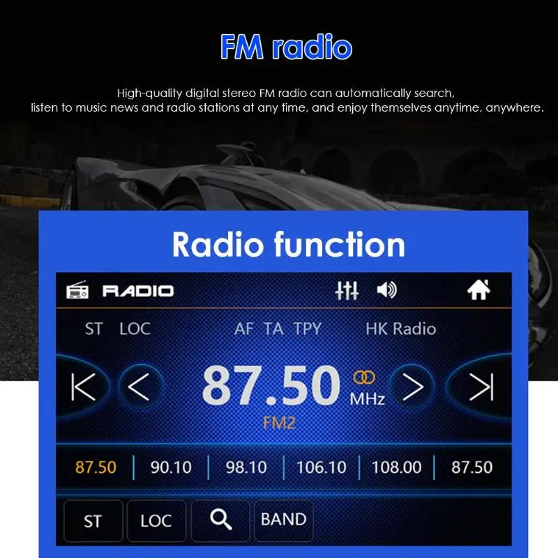 SWM 9601G 7 дюймов автомобильный стерео gps навигатор MP5 плеер bluetooth AUX USB Радио приемник в тире головное устройство