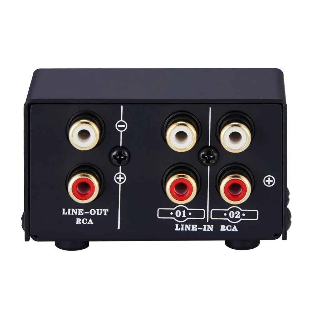 Switch Rca OOLONG Sélecteur Audio 2 En 1 / 1 En 2 - Commutateur RCA, Sans Alimentation, Pour Haut-parleurs, Sources Audio Commutateur Audio Switch Rca OOLONG Sélecteur Audio 2 En 1 / 1 En 2 - Commutateur RCA, Sans Alimentation, Pour Haut-parleurs, Sources Audio Commutateur Audio