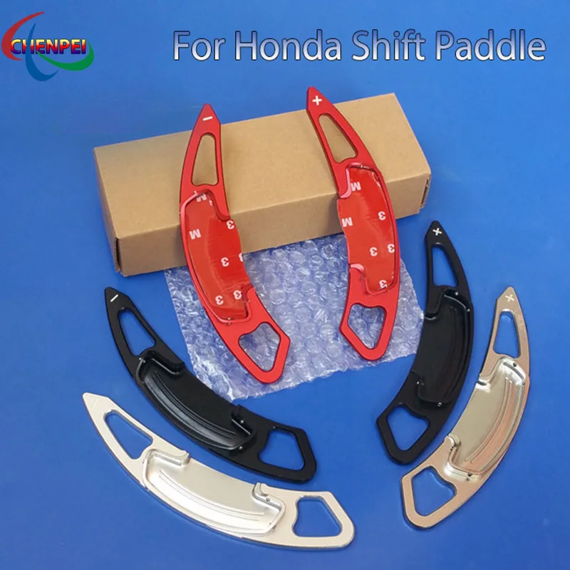 

2pcs Aluminum Car Steering Wheel Shift Paddle Extension Shifter For Honda Null Crider Breeze Inspire 2021 Interior Accessories