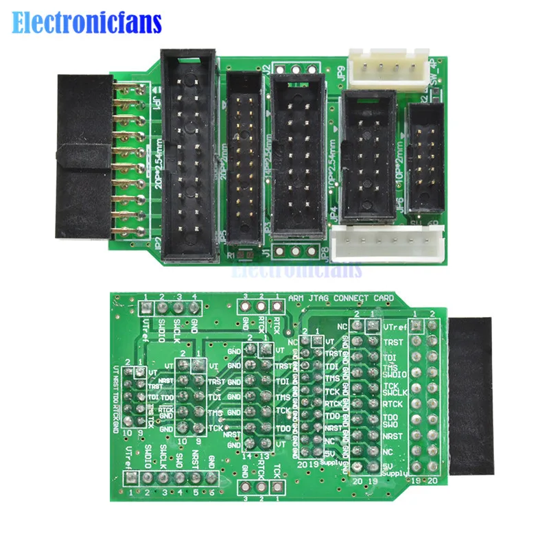 Эмулятор V8 JTAG адаптер конвертер для J-Link с 8 шт. 4 Pin 6 Pin 10 Pin 20 Pin серый плоский кабель для передачи данных Dupont провод