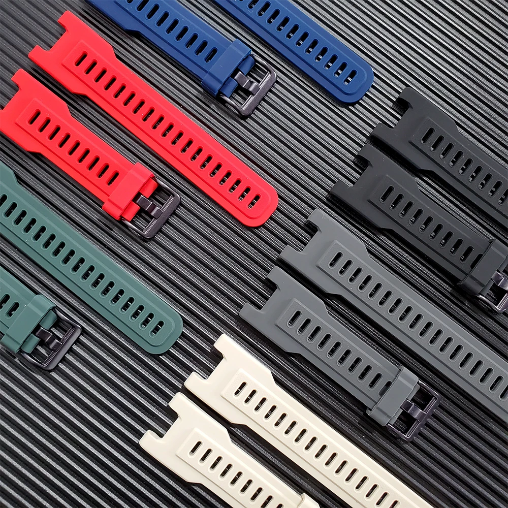 Ремешок силиконовый для смарт часов Xiaomi Huami Amazfit T rex|Ремешки часов| |
