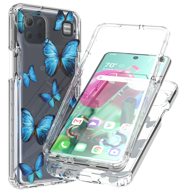 Case for LG K92 5G K31 K51 K52 K22 Stylo 6 5 V60 VELVET Aristo 4 Butterfly Floral Banana Leaf Coque 2in 1 Phone Case Cover