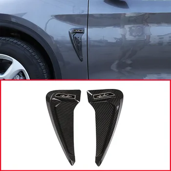 

For BMW F20 F30 E60 E90 E92 F10 F18 F25 F26 F48 Front Fender Side Air Shark Gills Side Vent Cover Trim Stickers Accessories 2pcs