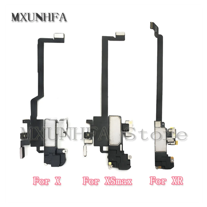 Запасные части для iPhone X XS Max XR Ушной Динамик гибкий кабель ленточный динамик в сборе