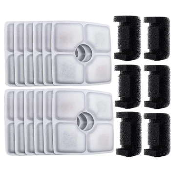 

18PCS Cat Water Fountain Filter, Replacement Filters for 84Oz/2.5L Automatic Pet Fountain Dog Water Dispenser