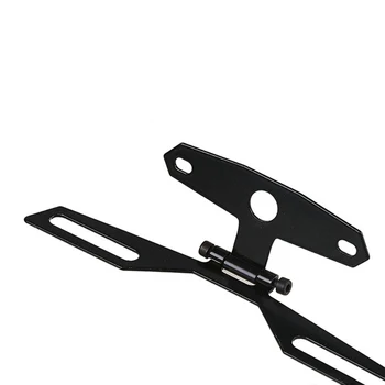 

Folding License Plate Bracket Stand Tag Taillight Holder Dirt Bike Motorcycle