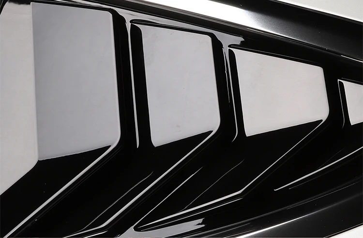 LUCKEASY автомобиля задняя дверь жалюзи украшения для Tesla модель 3- автомобиль специальный модифицированный задняя дверь жалюзи украшения