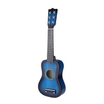 

Portable 21 inch Mini Ukulele Acoustic 6 Strings Ukulele Colorful Mini Guitar for Children Kids Beginners Home-schooling Gift