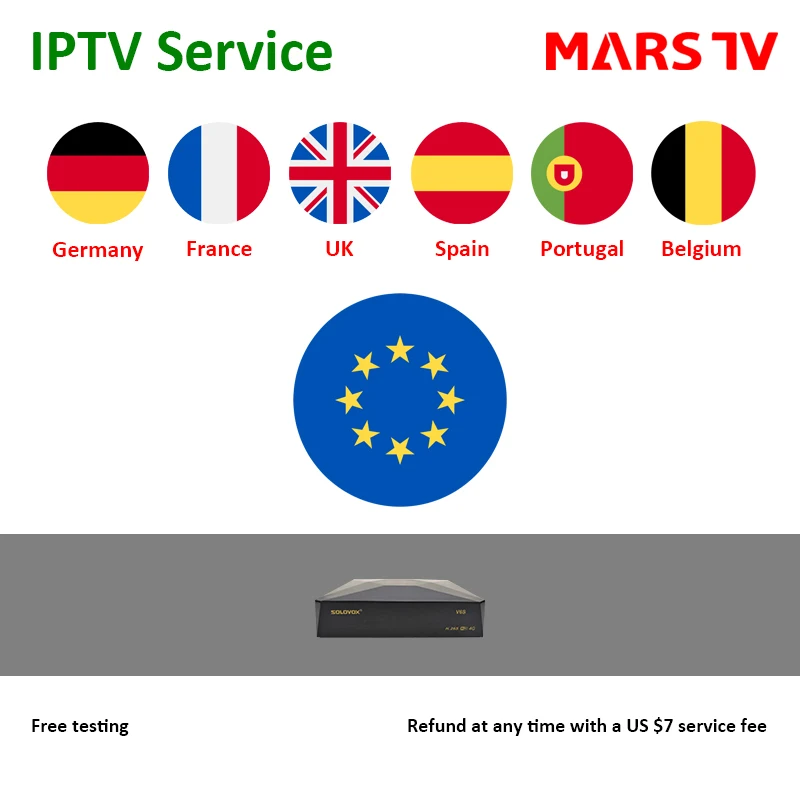 MARS tv Великобритания Франция Немецкий Арабский Польша Европа США Спорт ip tv код V9S V6S