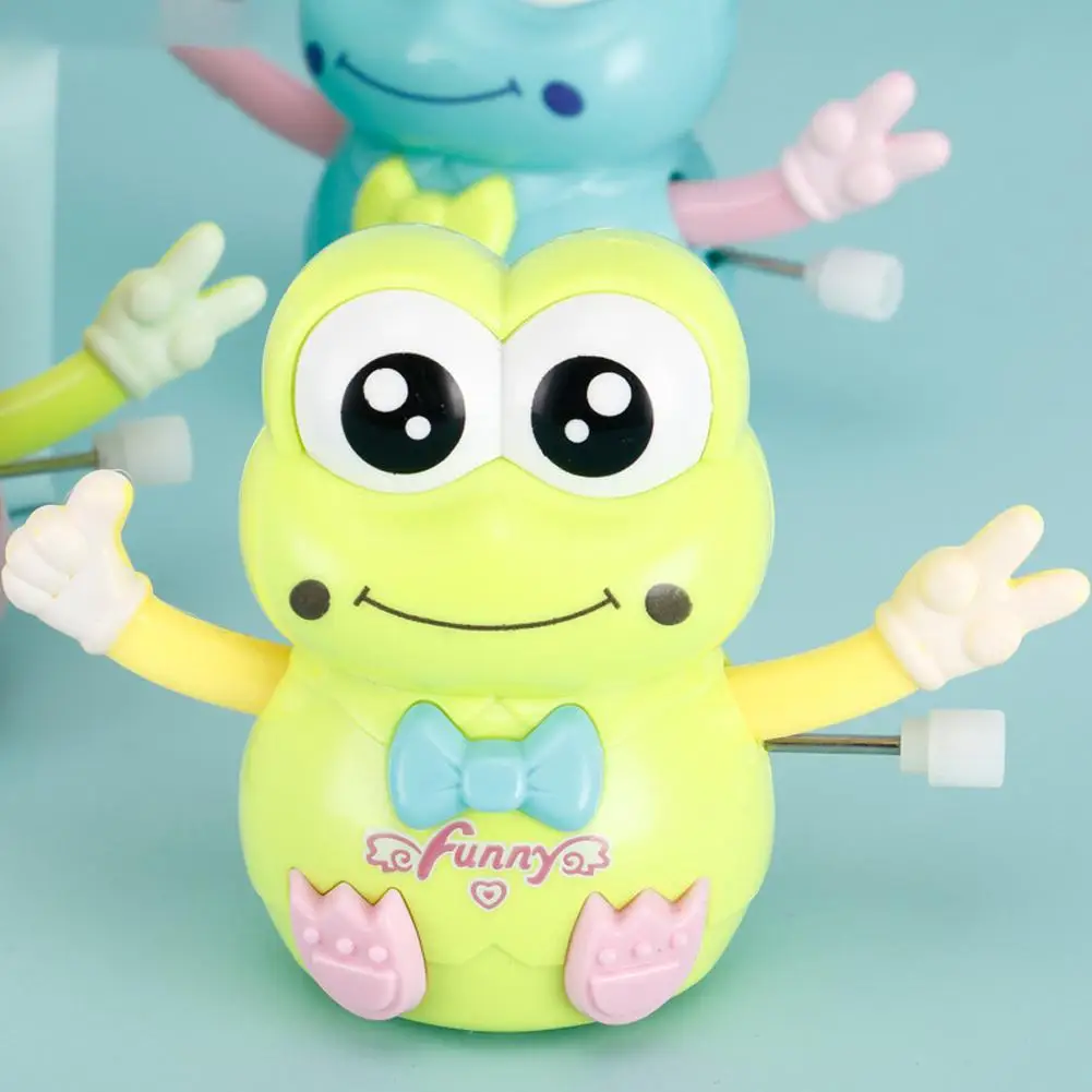 Baby Clockwork Toy for GloryStar Spring Model Mini Pull Back Jumping Frog Dog Lion Children Wind 5